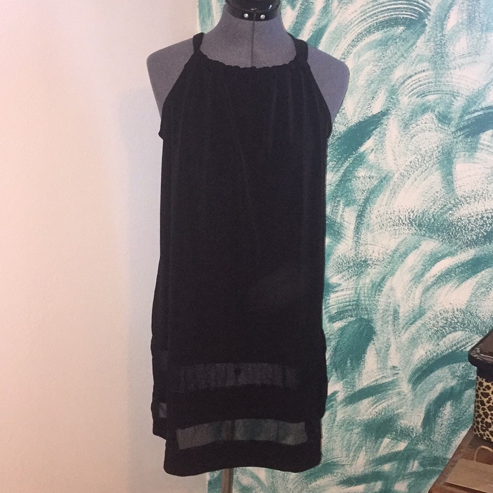 Black Swim Suit cover up/dress